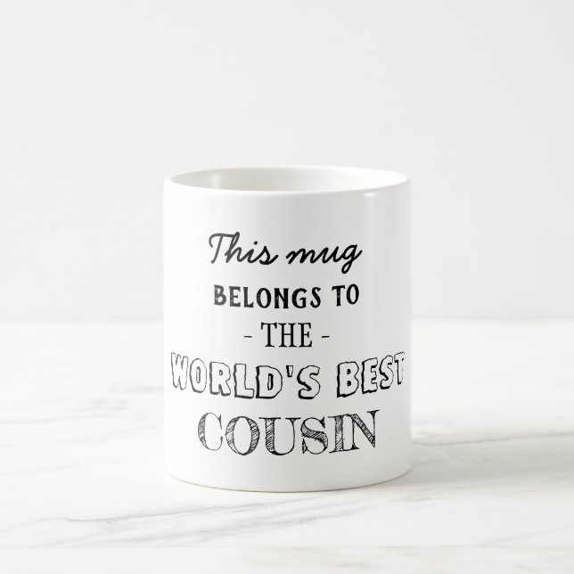 Geschenk für Cousine Kaffeetasse (Mittel)