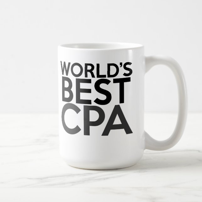 Geschenk für CPA - Kaffee-Tasse das CPA der Welt Kaffeetasse (Rechts)
