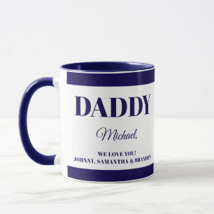 Geschenk für Daddy mit Namen Tasse