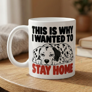 Geschenk für Dalmatiner-Freunde mit antisozialem S Kaffeetasse