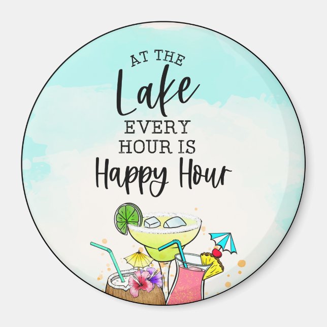 Geschenk für das Lake House Magnet (Vorne)