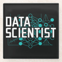 Geschenk für Data Scientist Data Analyst Glasuntersetzer