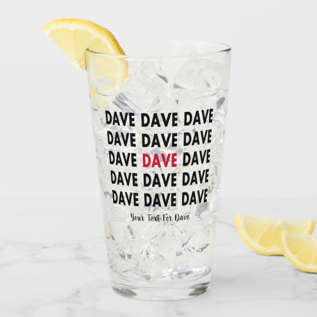 Geschenk für Dave Glas (Vorderseite Ice)