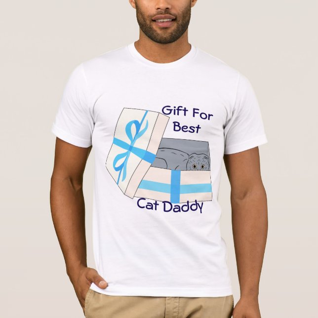 Geschenk für den besten Cat Daddy Short Sleeve T - T-Shirt (Vorderseite)