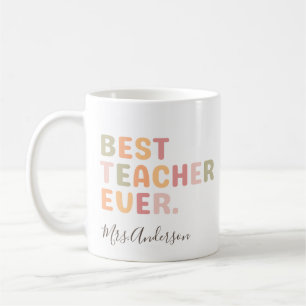 Geschenk für den besten Lehrer je Lehrer Kaffeetasse