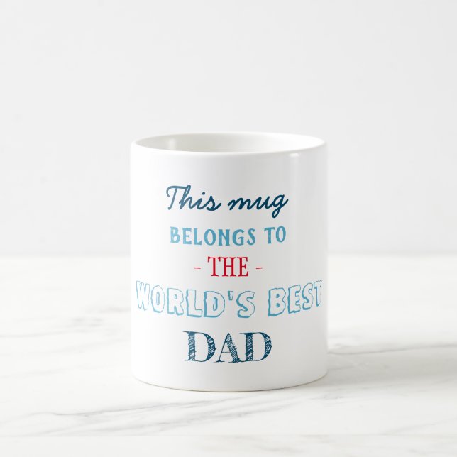 Geschenk für den besten Vater Kaffeetasse (Mittel)