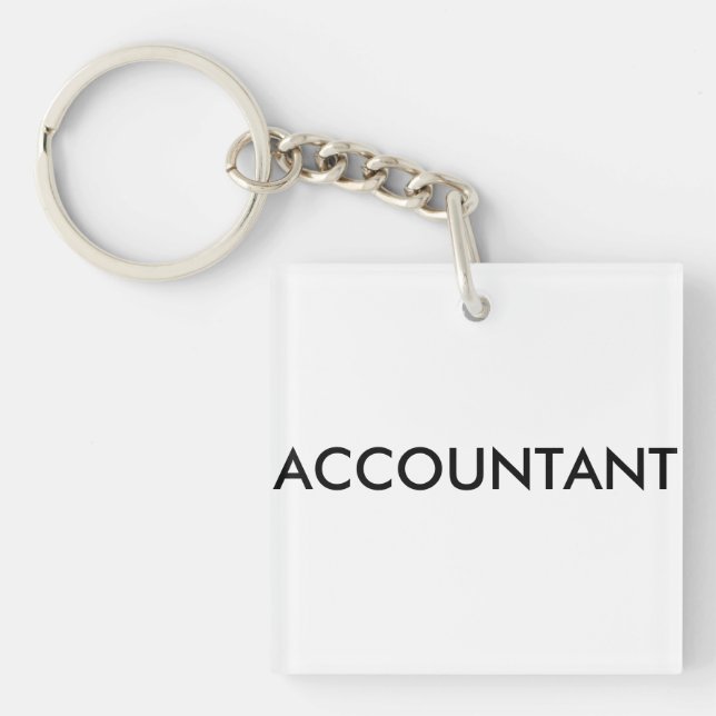 Geschenk für den Buchhalter Schlüsselanhänger (Vorderseite)
