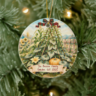 Geschenk für den Gärtner-Vater. Pflanzengeschenk f Keramik Ornament