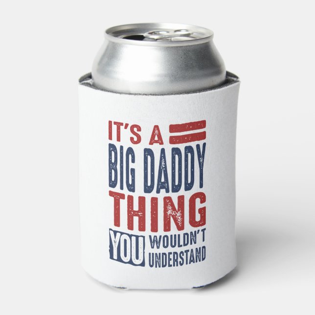 Geschenk für den Großen Daddy Dosenkühler (Kanne Vorderseite)