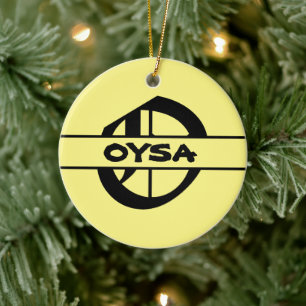 Geschenk für den Hausgebrauch - Monogramm für Pers Keramik Ornament