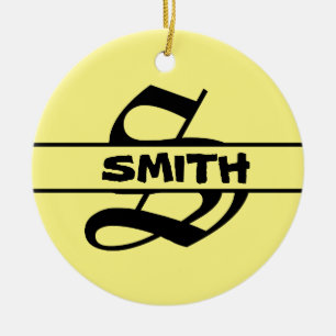 Geschenk für den Hausgebrauch - Monogramm für Pers Keramik Ornament