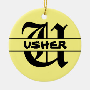 Geschenk für den Hausgebrauch - Monogramm für Pers Keramik Ornament