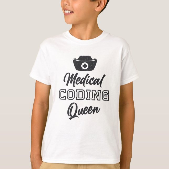 Geschenk für den ICD-Programmierer der Queen T-Shirt (Vorderseite)