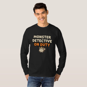 Geschenk für den Monster-Detektiv im Dienst - Süße T-Shirt