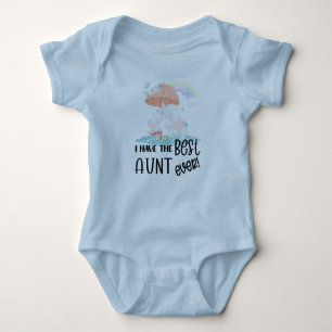Geschenk für den Niedlichen Elefanten unter einem Baby Strampler