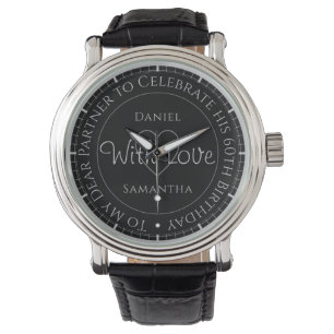 Geschenk für den Partner zum 60. Geburtstag Uhr