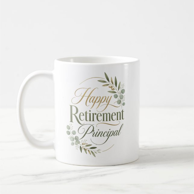 Geschenk für den Ruhestand des Direktors Kaffeetasse (Links)