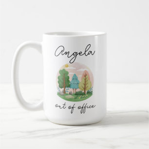 Geschenk für den Ruhestand im Wald Außerhalb des B Kaffeetasse