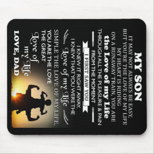 Geschenk für den Sohn Bestes Geschenk für Kinder Mousepad