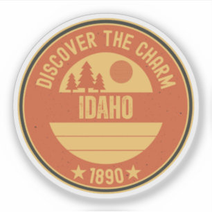  Geschenk für den Staat Idaho - Landschaft  Aufkleber