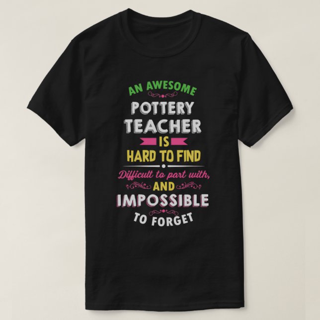 Geschenk für den Töpferlehrer T-Shirt (Design vorne)