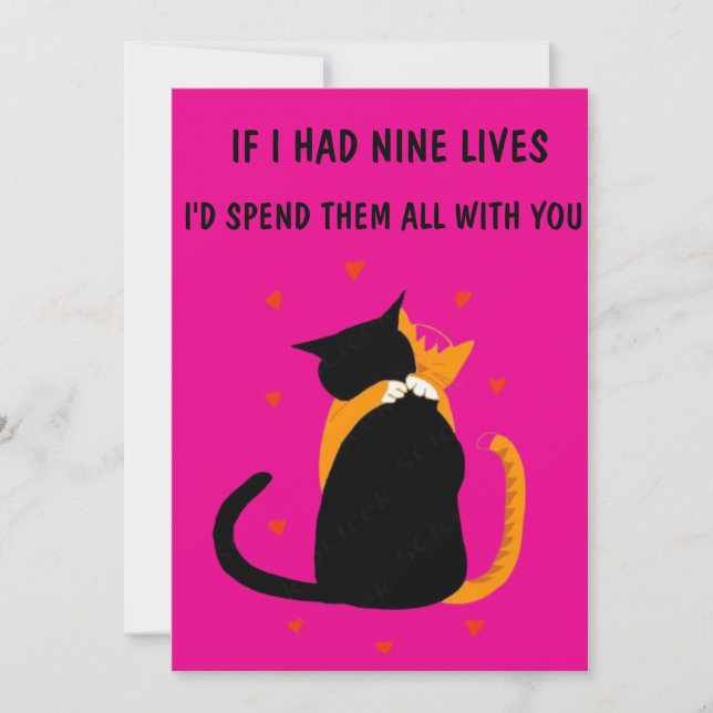Geschenk für den Valentinstag Einladung (Vorderseite)