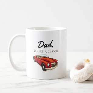 Geschenk für den Vater Retro Classic Car Kaffeetasse