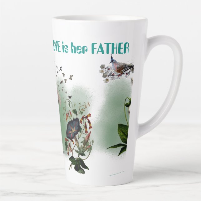 Geschenk für den Vatertag von der Tochter Milchtasse (Rechts)