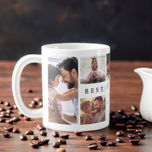 Geschenk für die beste Daddy je Familie Foto Colla Kaffeetasse