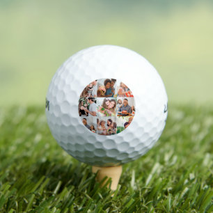 Geschenk für die beste Mama je FotoCollage Golfball