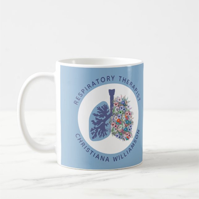 Geschenk für die blorale Lunge Kaffeetasse (Links)