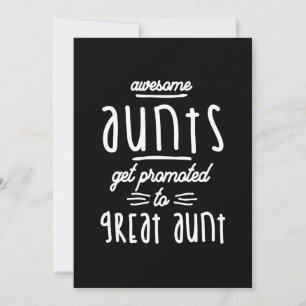 Geschenk für die erste große Tante - Große Tanten Dankeskarte