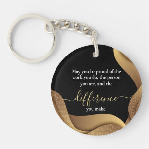 Geschenk für die individuelle Mitarbeitererkennung Schlüsselanhänger