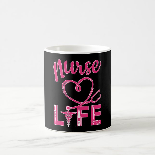 Geschenk für die Liebe der Krankenschwester Ärztin Kaffeetasse (Mittel)