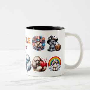 Geschenk für die Liebe von Kartoffeln Zweifarbige Tasse