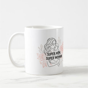 Geschenk für die Mama Gestaltung der Mama mit Baby Kaffeetasse
