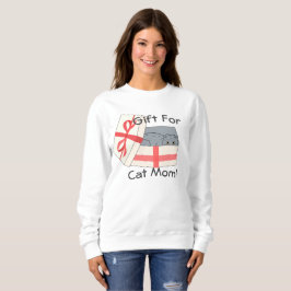 Geschenk für die Mama von Katzen Sweatshirt