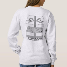 Geschenk für die Mama von Katzen Sweatshirt