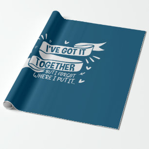 Geschenk für die Mutter, das ich zusammengestellt  Geschenkpapier
