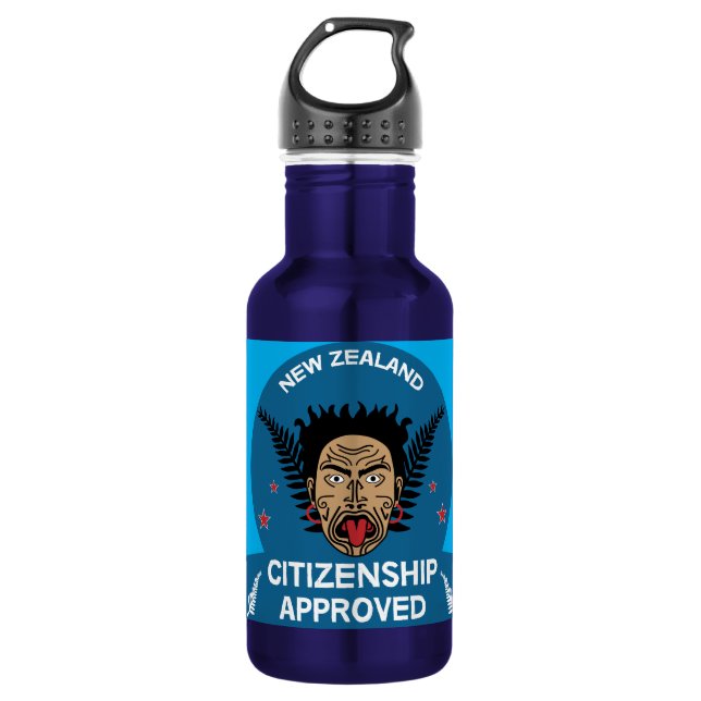 Geschenk für die neuseeländische Staatsbürgerschaf Edelstahlflasche (Vorderseite)