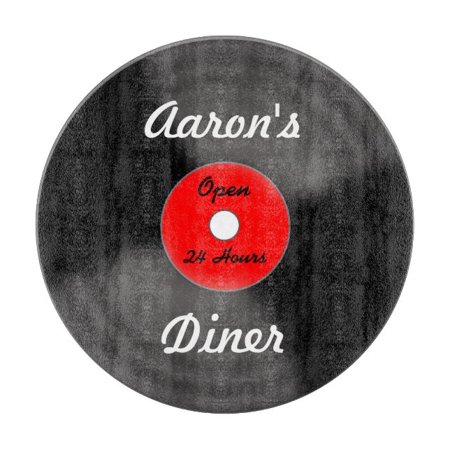 Geschenk für die personalisierte Plattenküche Schneidebrett (Vorderseite)