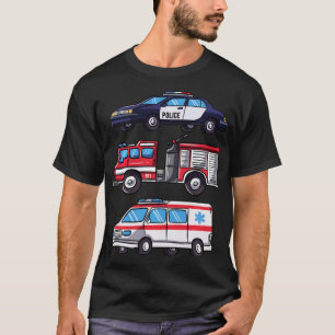 Geschenk für die Polizei von Boys für Brandschutzt T-Shirt