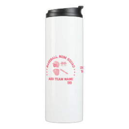 Geschenk für die Thermal-Tumbler-Mama im Baseball Thermosbecher