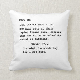 Geschenk für Drehbuchautor - lustige Kissen