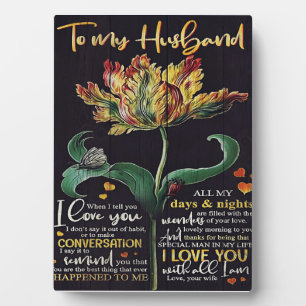 Geschenk für Ehemann Bestes Geschenk für den Man Fotoplatte