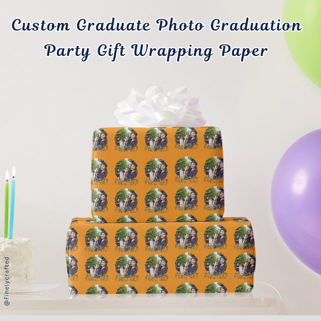Geschenk für eine benutzerdefinierte Graduate Foto Geschenkpapier (Von Creator hochgeladen)