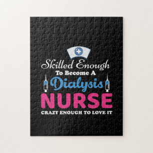 Geschenk für eine Dialyse Kindermädchen Crazy Puzzle
