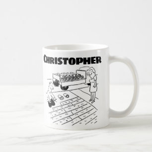 Geschenk für eine Rasenturf-Schicht mit Name Coffe Kaffeetasse