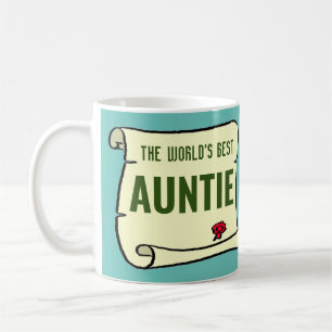 Geschenk für eine Tante. Die beste Tante der Welt Kaffeetasse