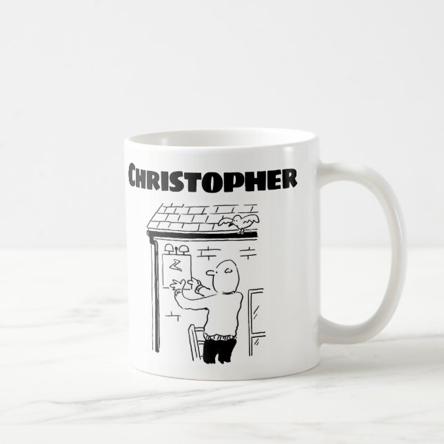 Geschenk für einen Alarm-Gerät mit Namen Kaffeetasse (Rechts)